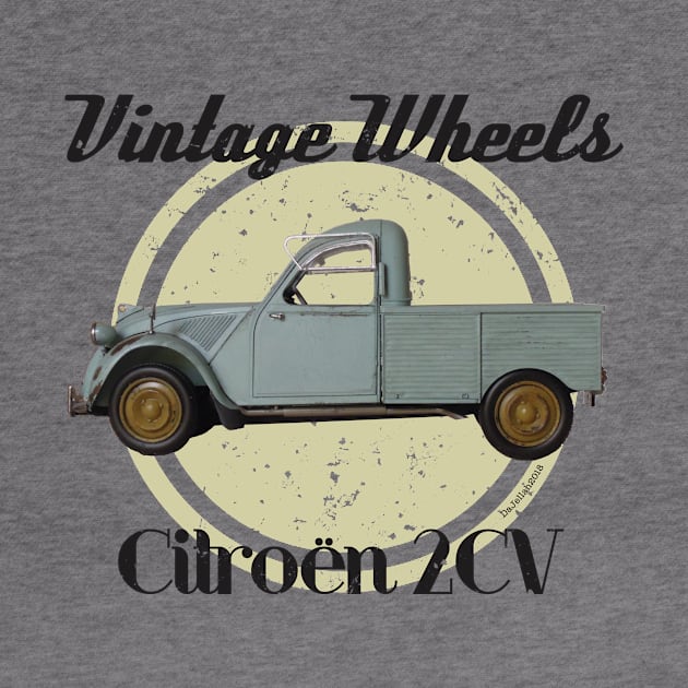 Vintage Wheels - Citroën 2CV Pickup by DaJellah